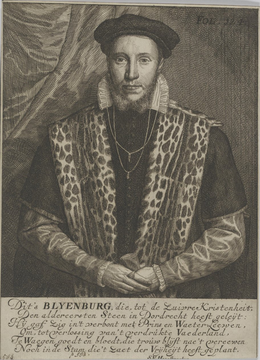 Retrato de Adriaan van Blyenburg, Senhor de Schobbeland de Samuel van Hoogstraten