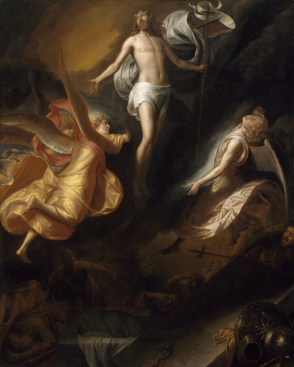 Ressurreição de Cristo, 1665-70 de Samuel van Hoogstraten