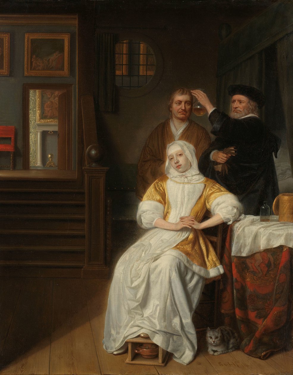 A Senhora Anémica de Samuel van Hoogstraten