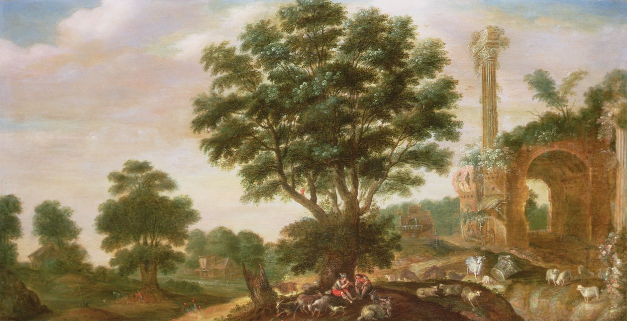 Mercúrio e Argus (painel) de Samuel van den Hecken