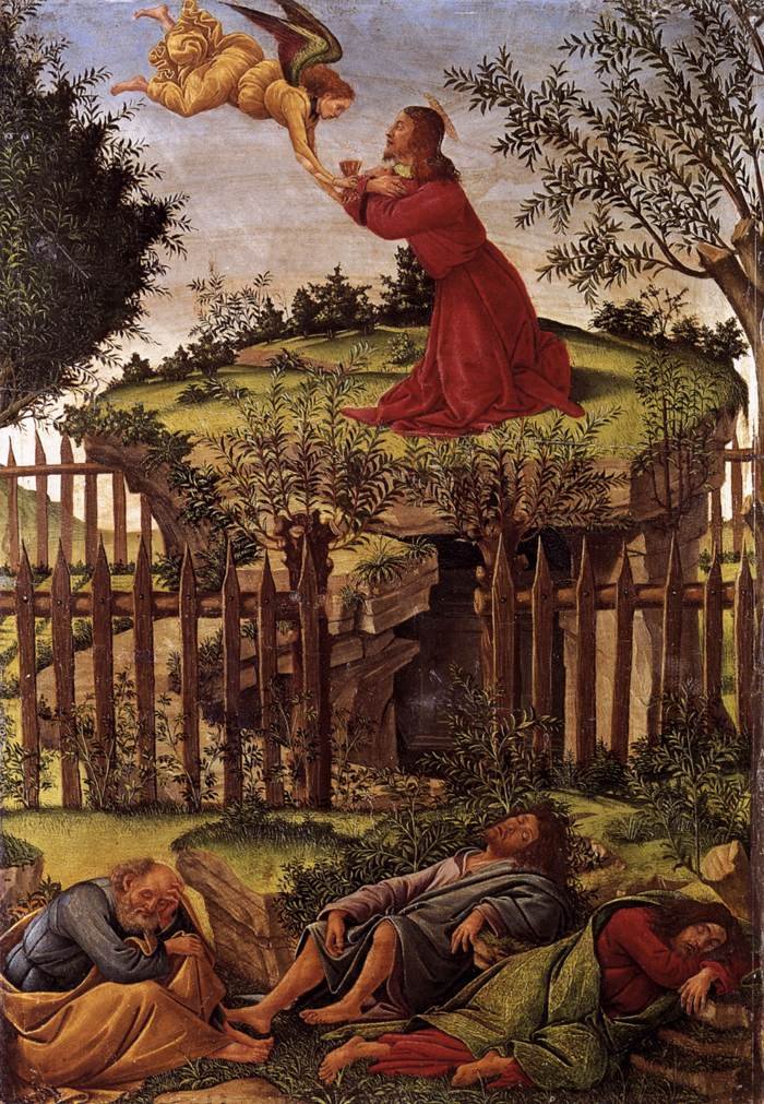 Agonia no jardim de Sandro Botticelli