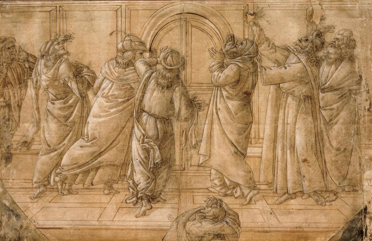 Os judeus no Pentecostes de Sandro Botticelli