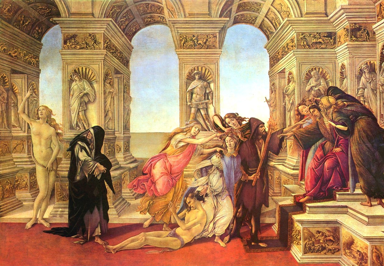 A calúnia de Apelles de Sandro Botticelli