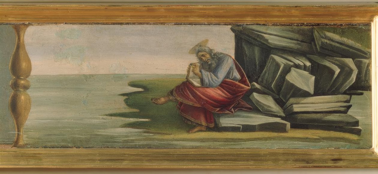 John on Patmos de Sandro Botticelli