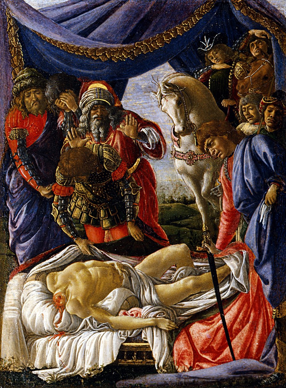 A descoberta do cadáver de Holofernes e o retorno de Judith de Sandro Botticelli