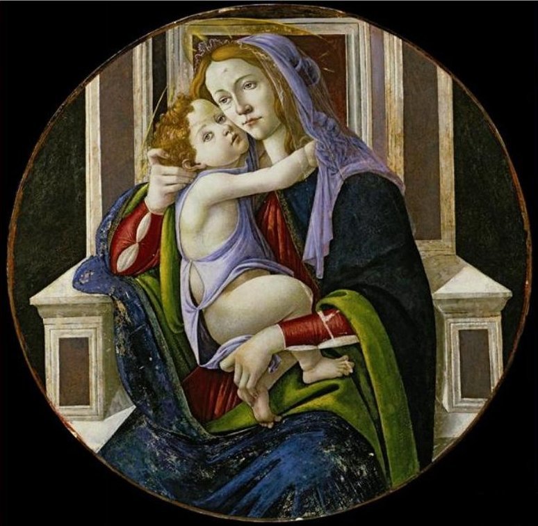 Madonna e criança de Sandro Botticelli