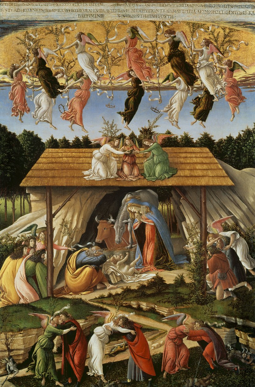 Natividade Mística, 1500 de Sandro Botticelli