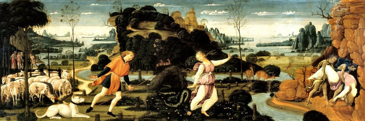 Orfeu e Eurídice de Sandro Botticelli