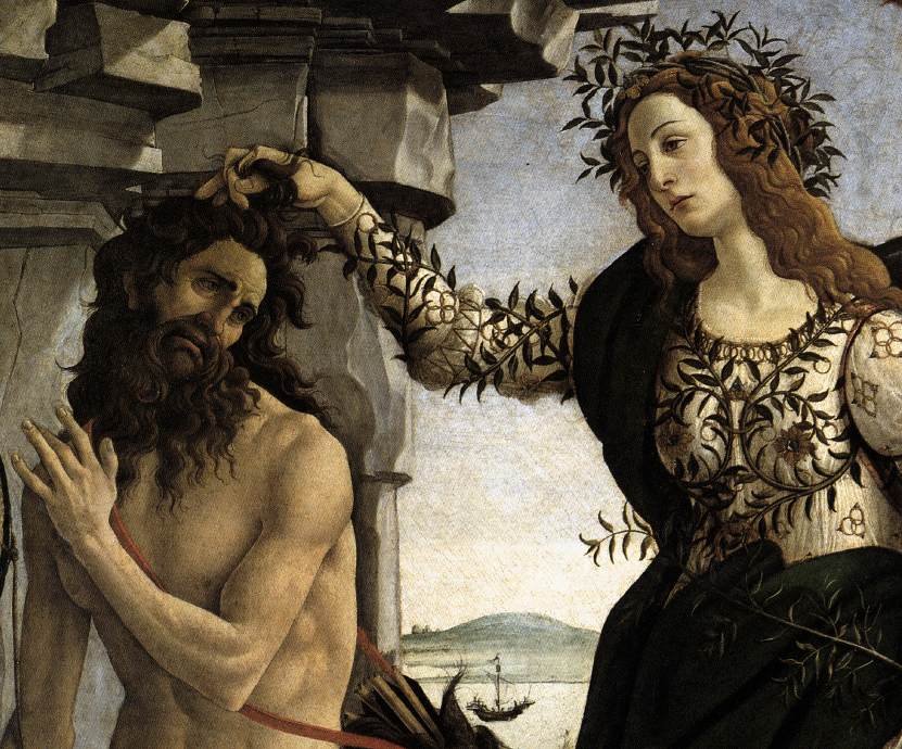 Pallas e o centauro de Sandro Botticelli
