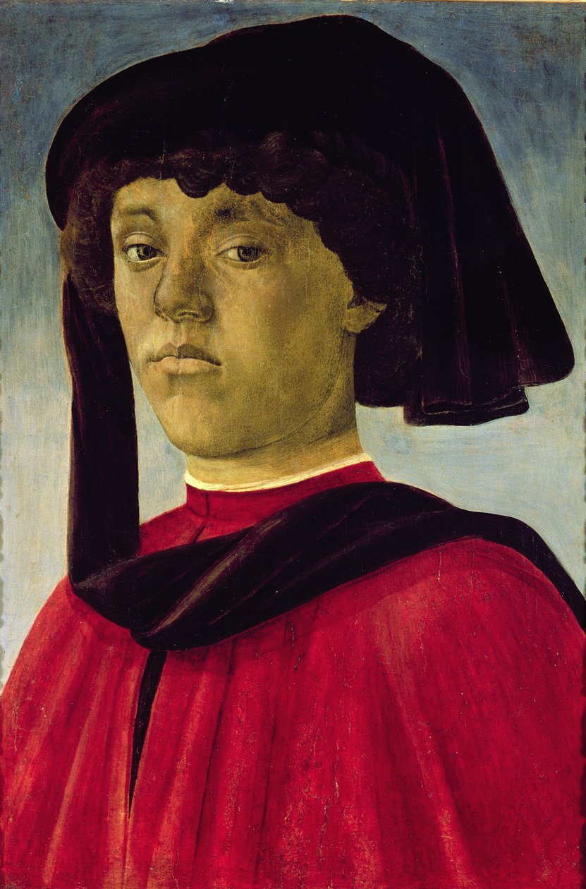 Retrato de um jovem de Sandro Botticelli