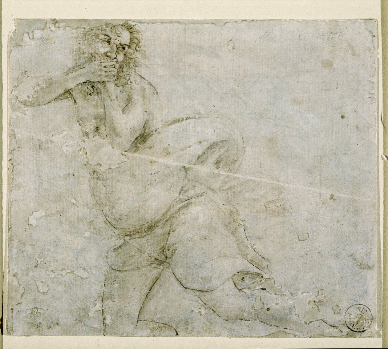 Estudo de um homem de Sandro Botticelli