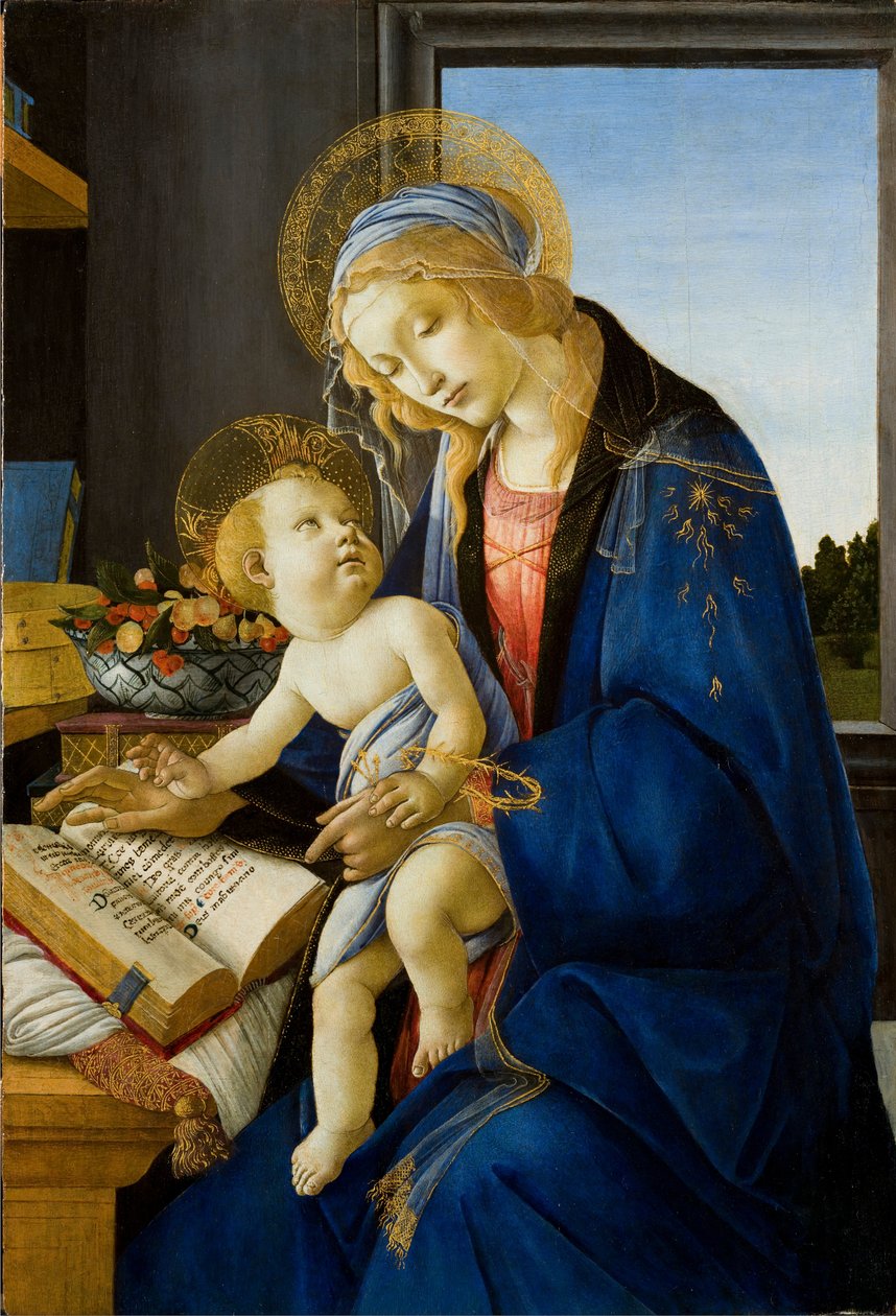 A Virgem e o Menino de Sandro Botticelli