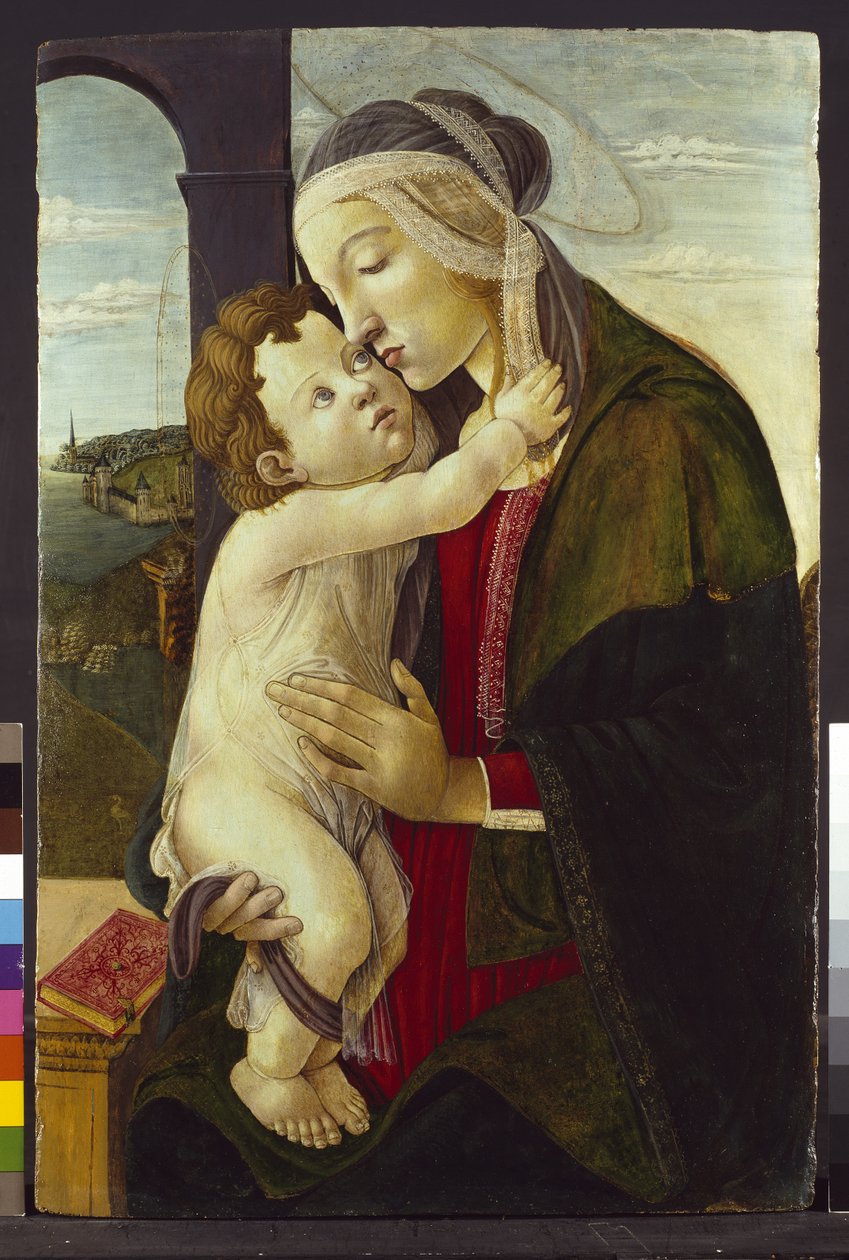 A Virgem e a Criança, do século XV de Sandro Botticelli