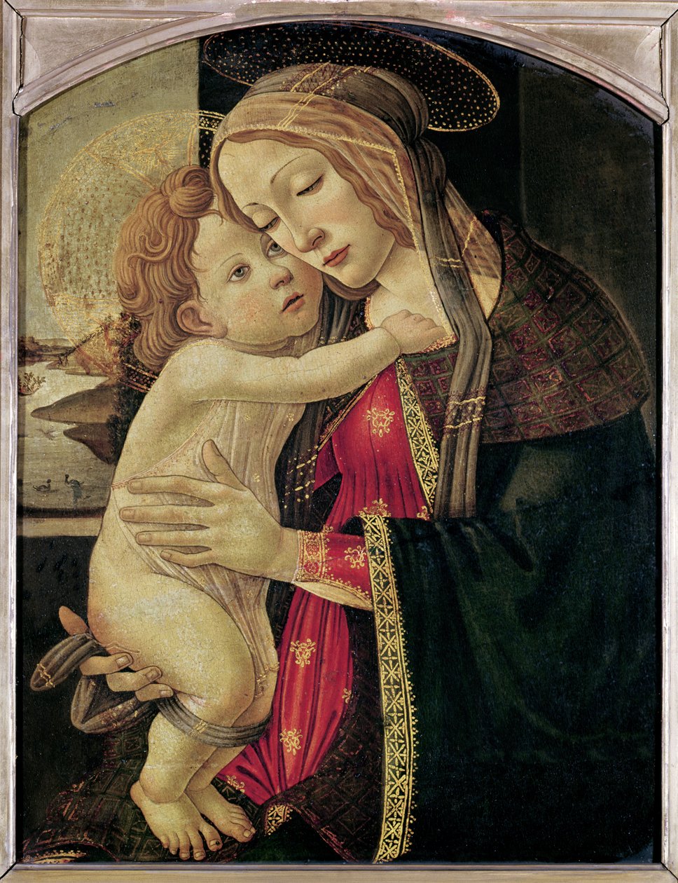 A Virgem e o Menino, c.1500 de Sandro Botticelli