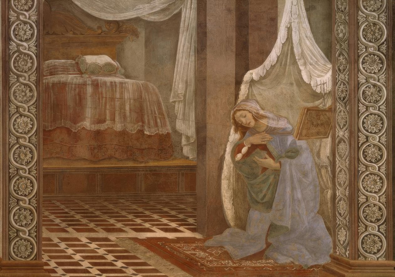 Anunciação de S.Martino de Sandro Botticelli