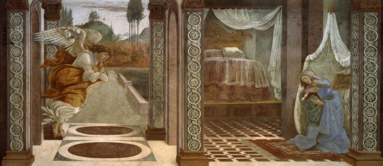 Anunciação de S.Martino de Sandro Botticelli