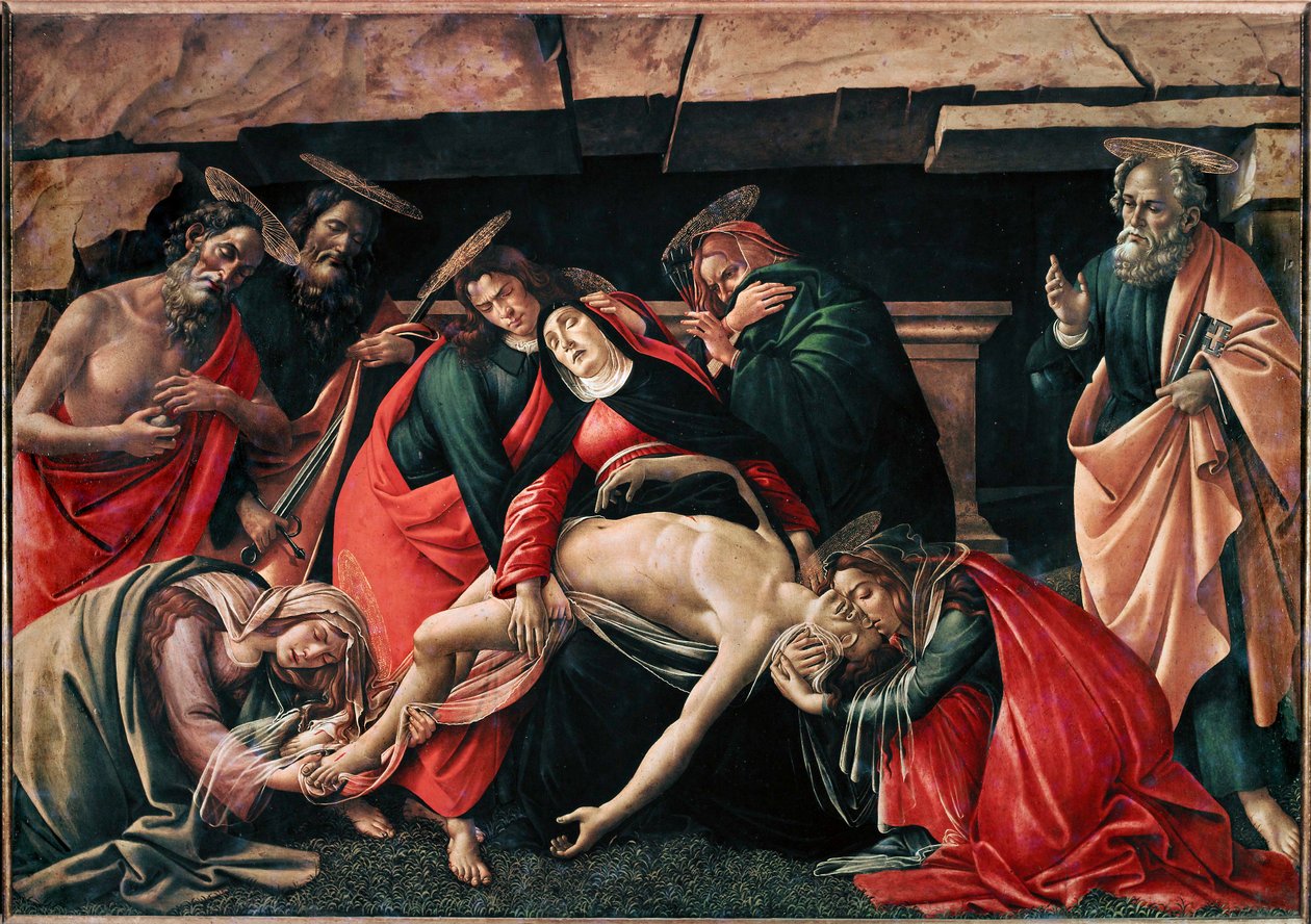 Desdobramento. Choupo ... de Sandro (1444/5-1510) Botticelli