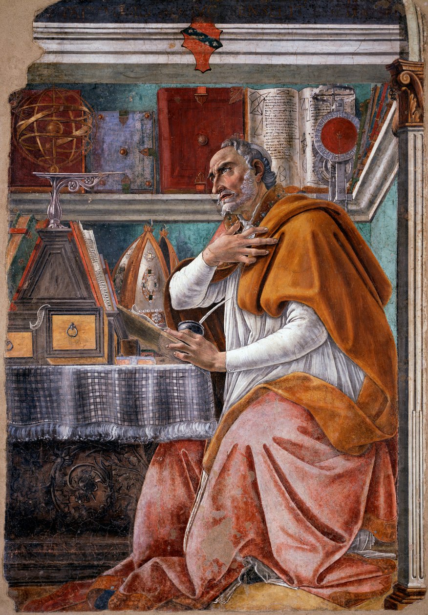 Santo Agostinho (fresco de Sandro Botticelli