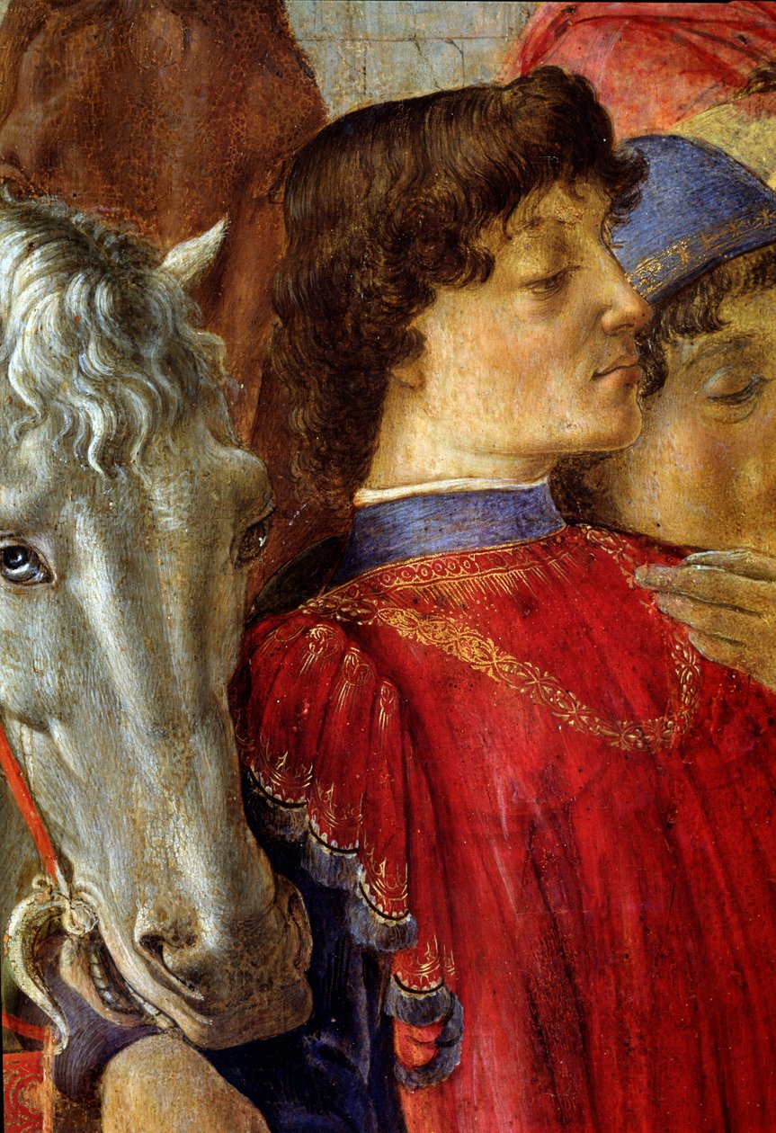 A Adoração dos Magos, detalhe de Lorenzo de
