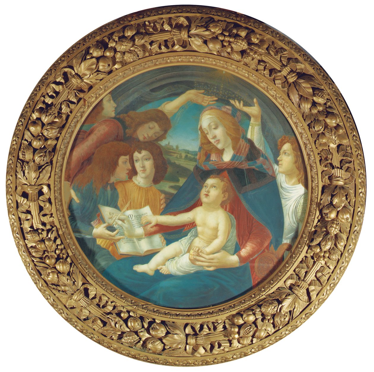 A Madonna do Magnificat de Sandro (after) Botticelli