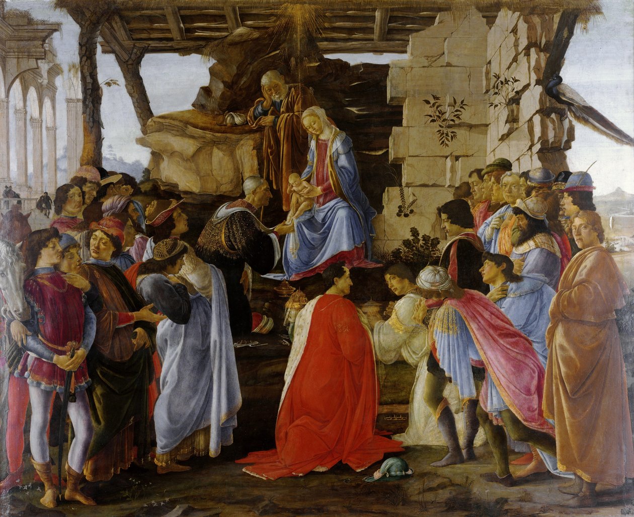 Adoração dos Magos de Sandro Botticelli