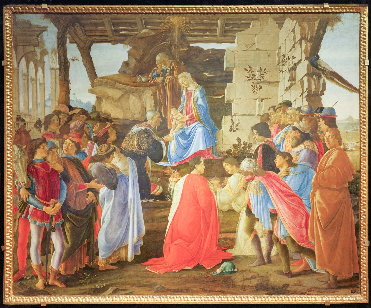 Adoração dos Magos de Sandro Botticelli