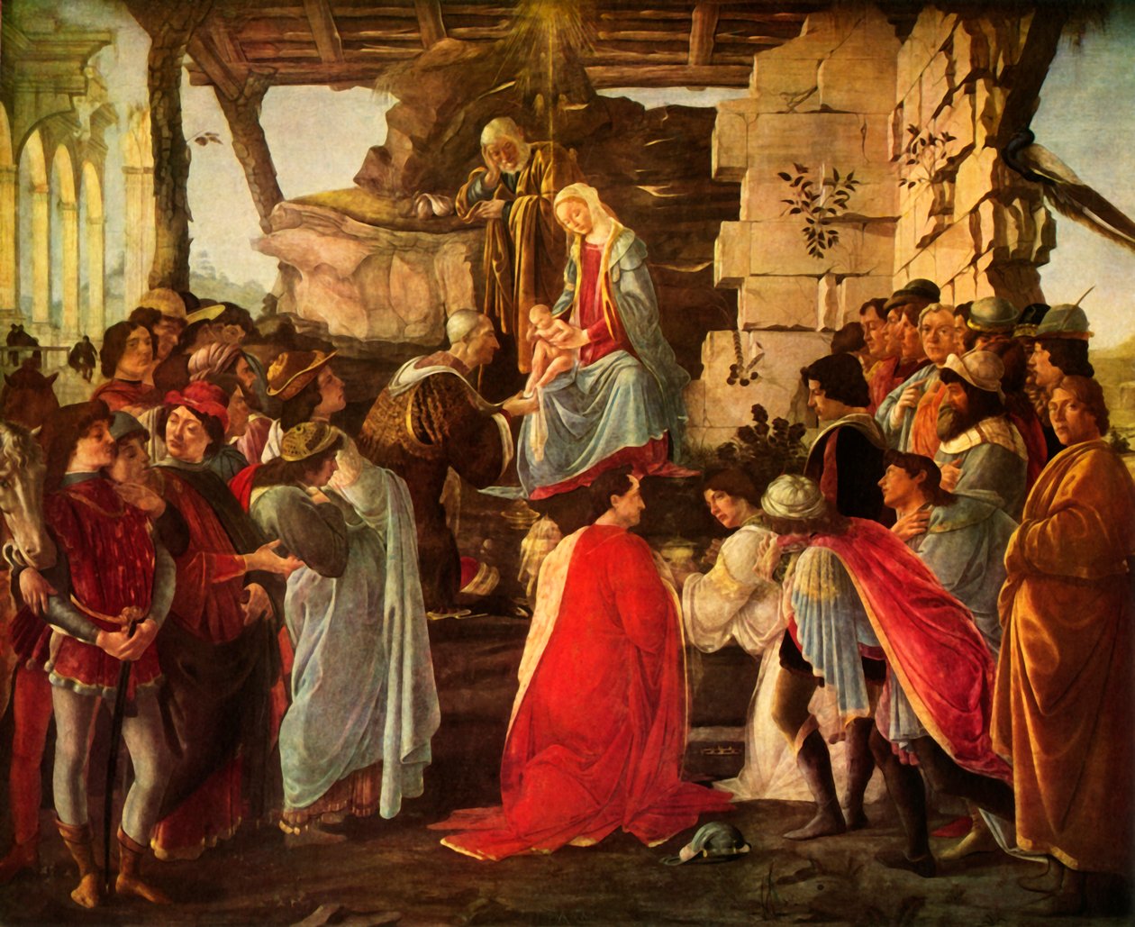 Adoração dos Magos, 1476, 1937. de Sandro Botticelli