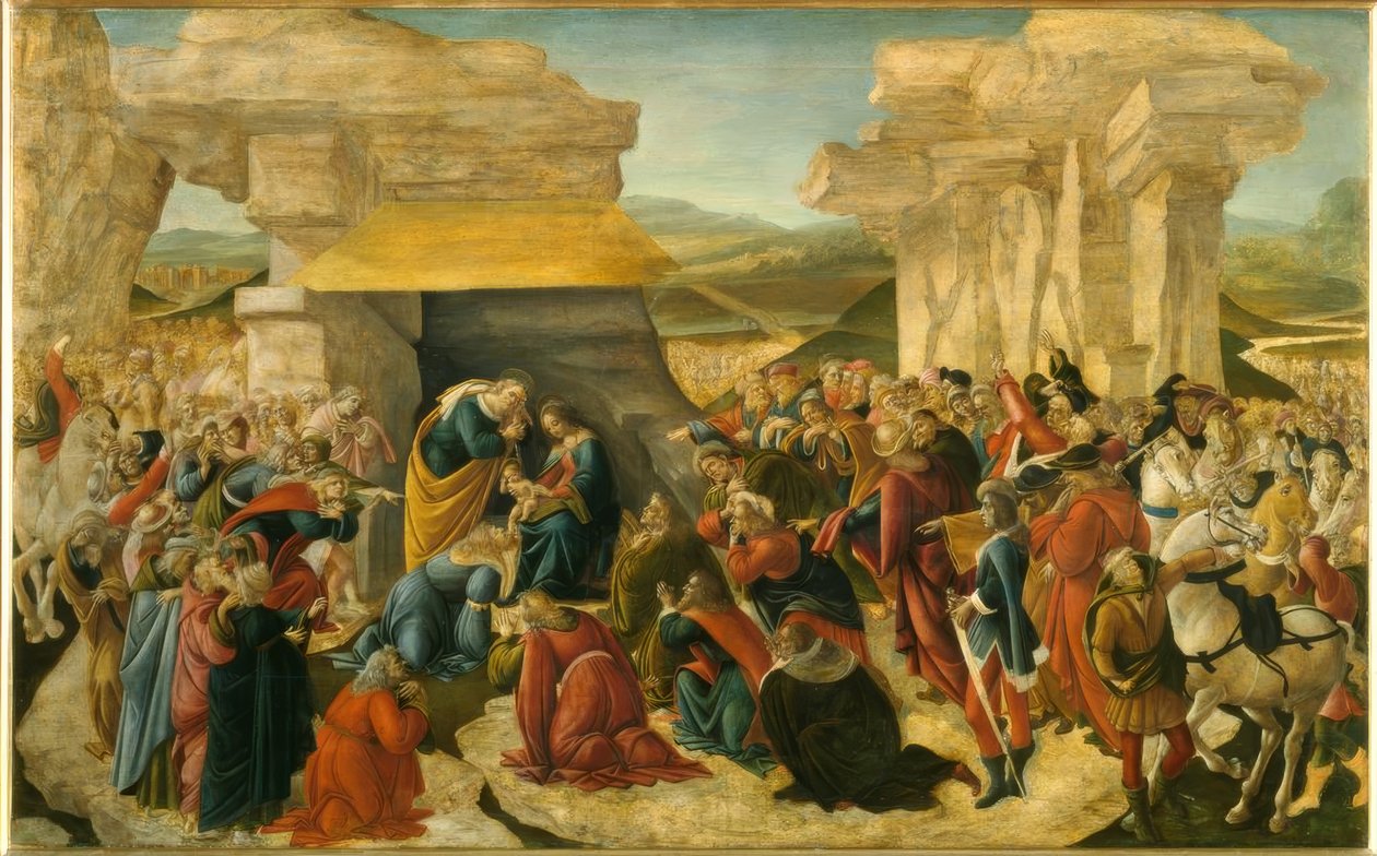 Adoração dos reis de Sandro Botticelli
