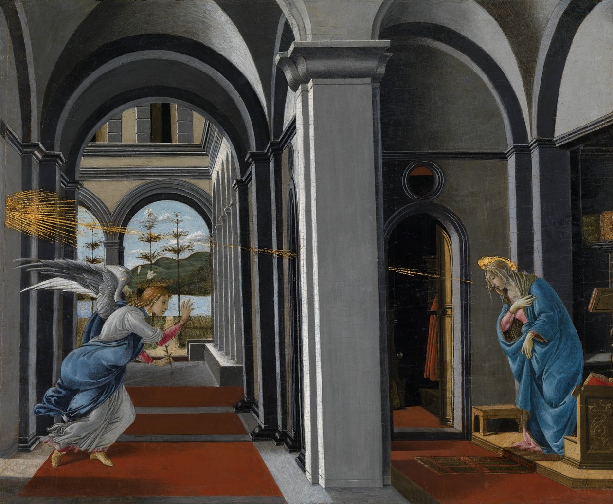 Anunciação de Sandro Botticelli