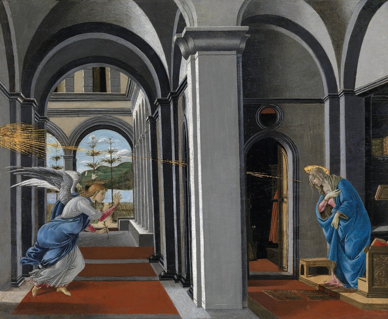 Anunciação de Sandro Botticelli