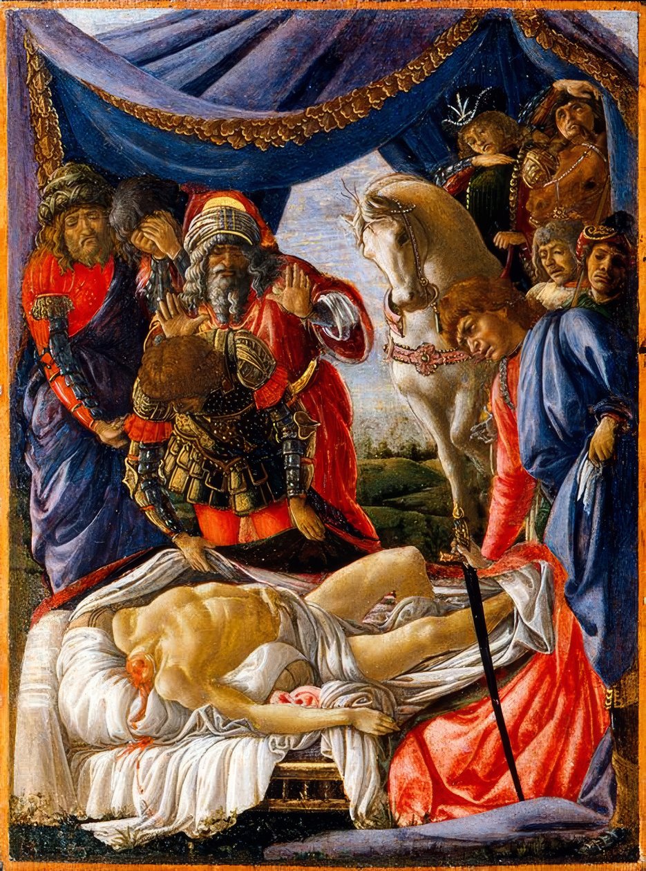 Encontrando os Holofernes mortos de Sandro Botticelli