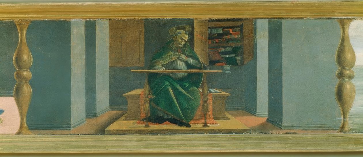 Santo Agostinho na cela de Sandro Botticelli