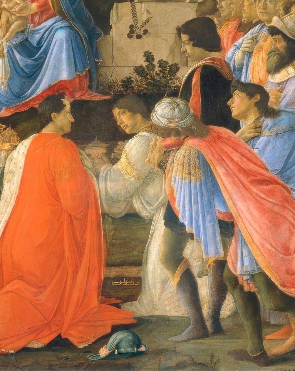 A adoração dos reis de Sandro Botticelli
