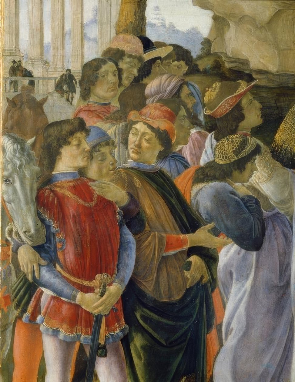 A adoração dos reis de Sandro Botticelli