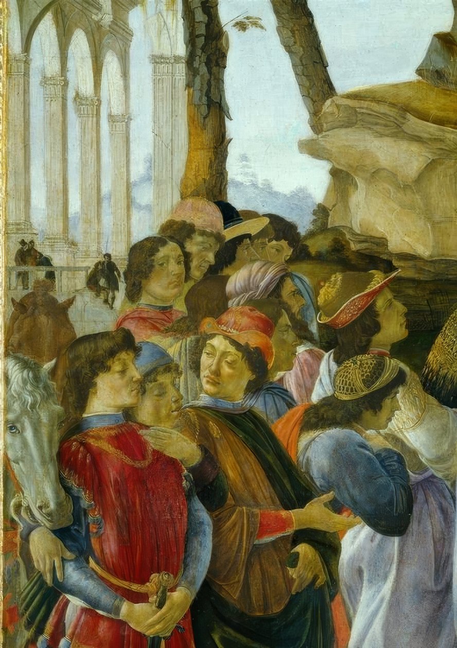 A adoração dos reis de Sandro Botticelli