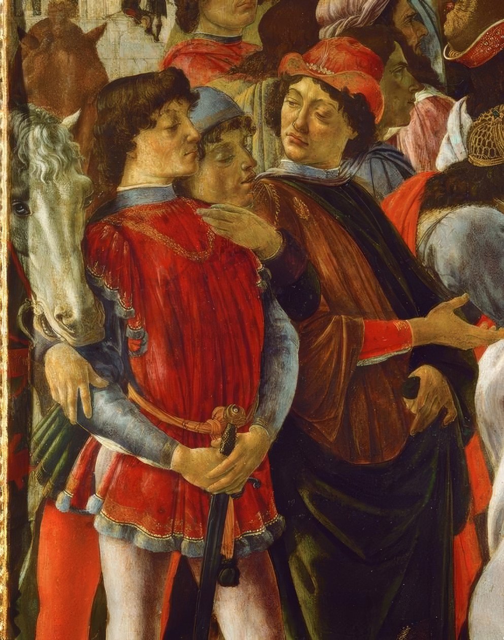 A adoração dos reis de Sandro Botticelli