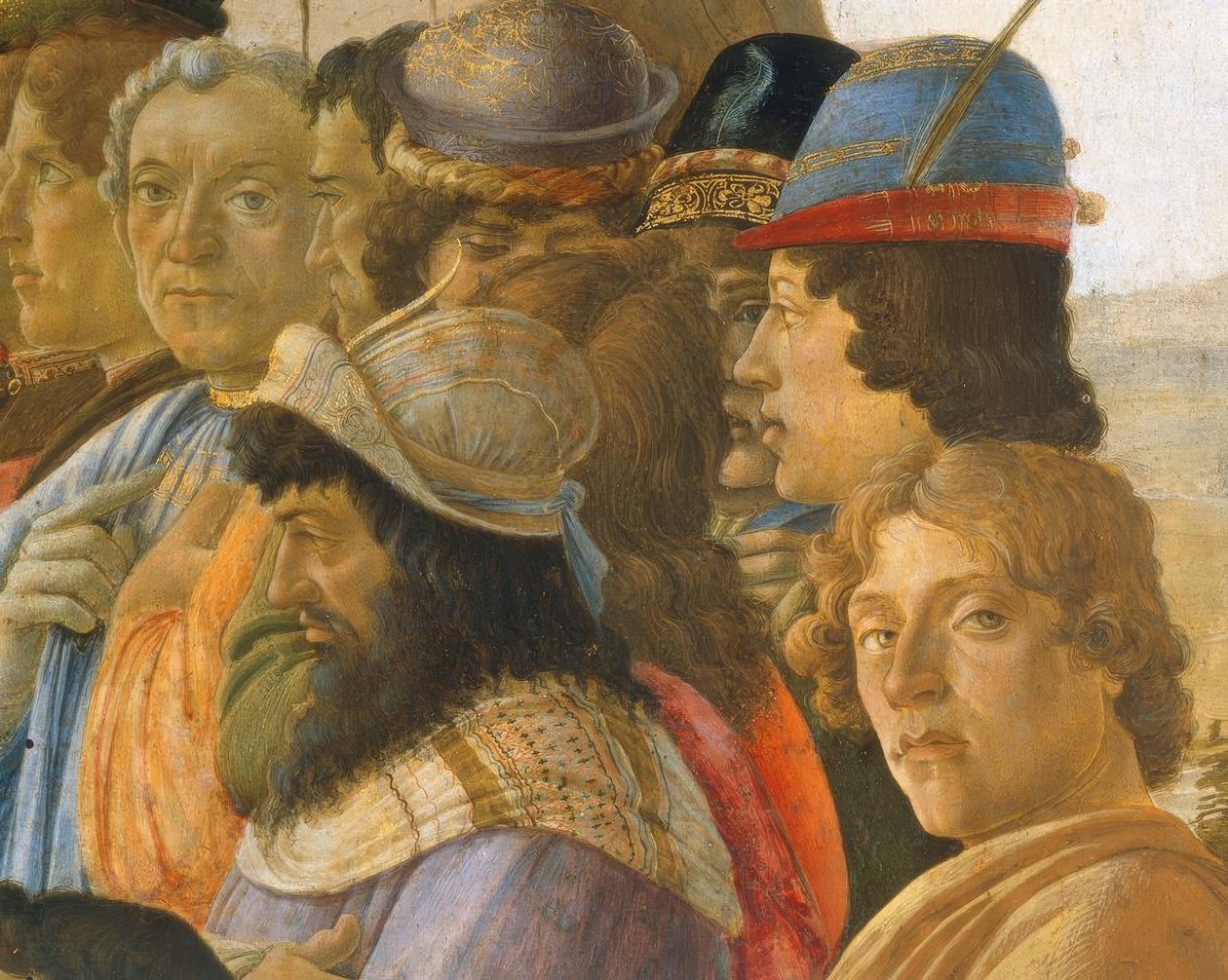 A adoração dos reis de Sandro Botticelli