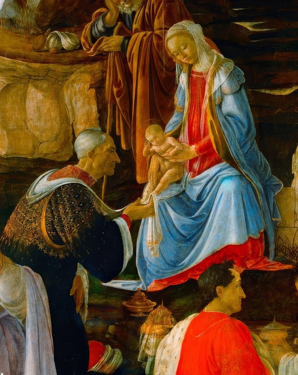 A adoração dos reis de Sandro Botticelli