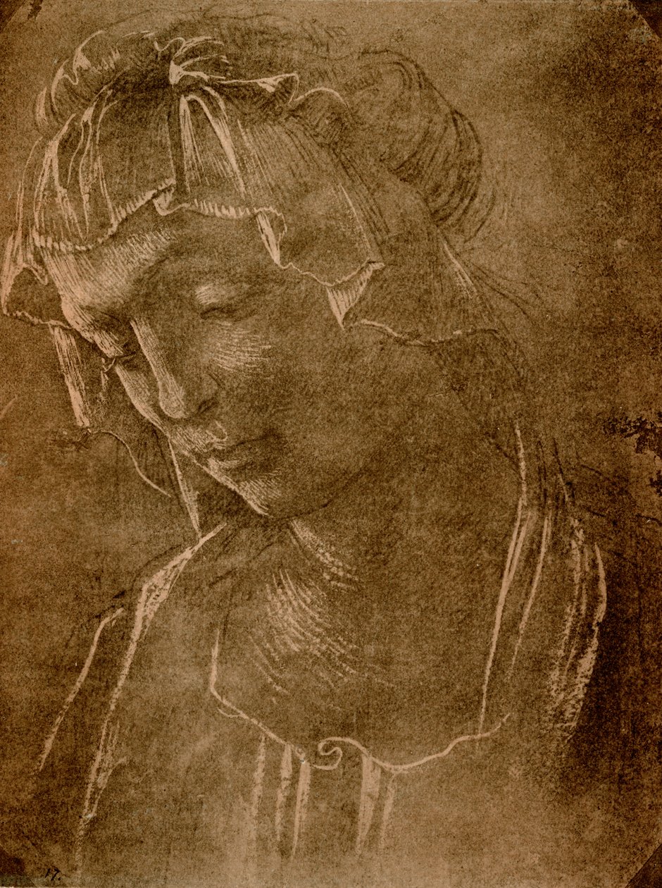 Cabeça feminina de Sandro Botticelli