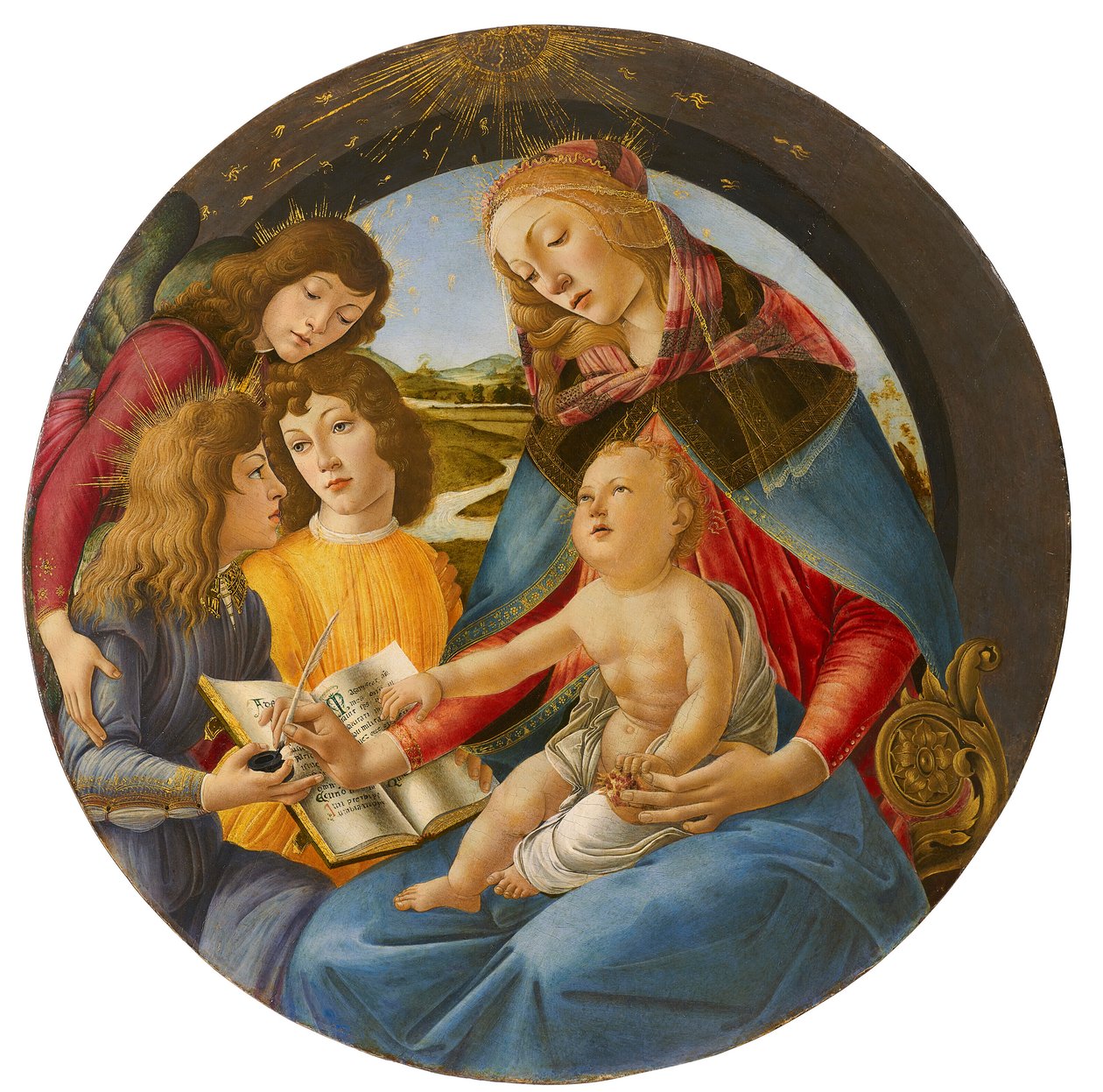 Italiano: Madona do Magnificat Madona do Magnificat de Sandro Botticelli