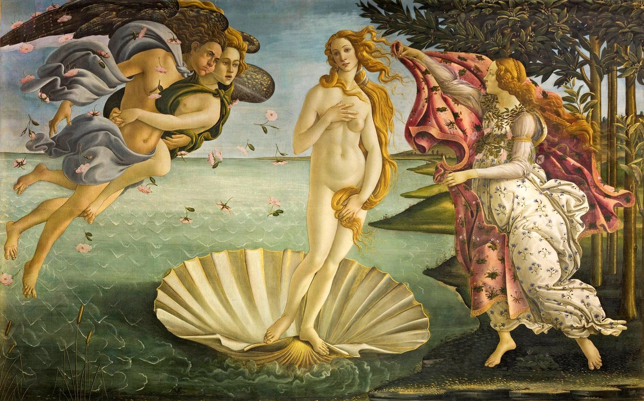 Italiano: Nascimento de Vénus O Nascimento de Vénus de Sandro Botticelli