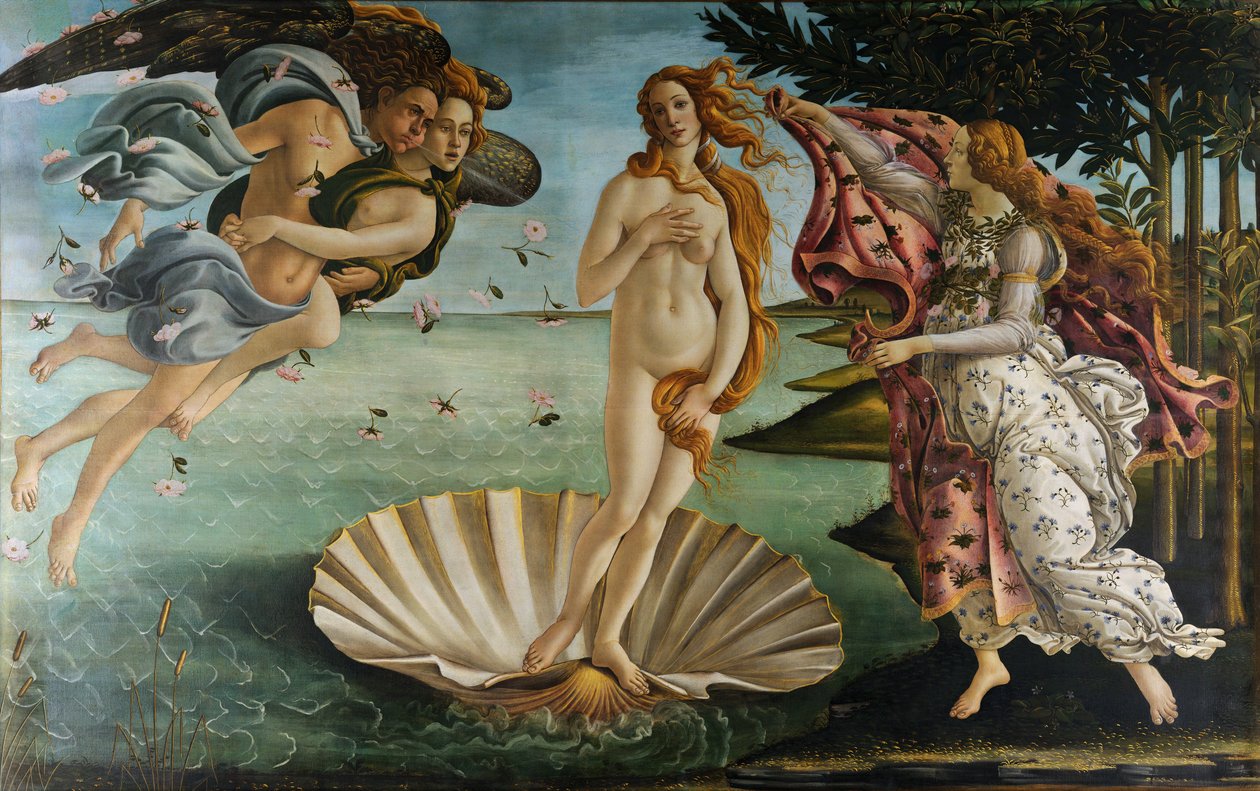 Italiano: Nascimento de Vénus O Nascimento de Vénus de Sandro Botticelli