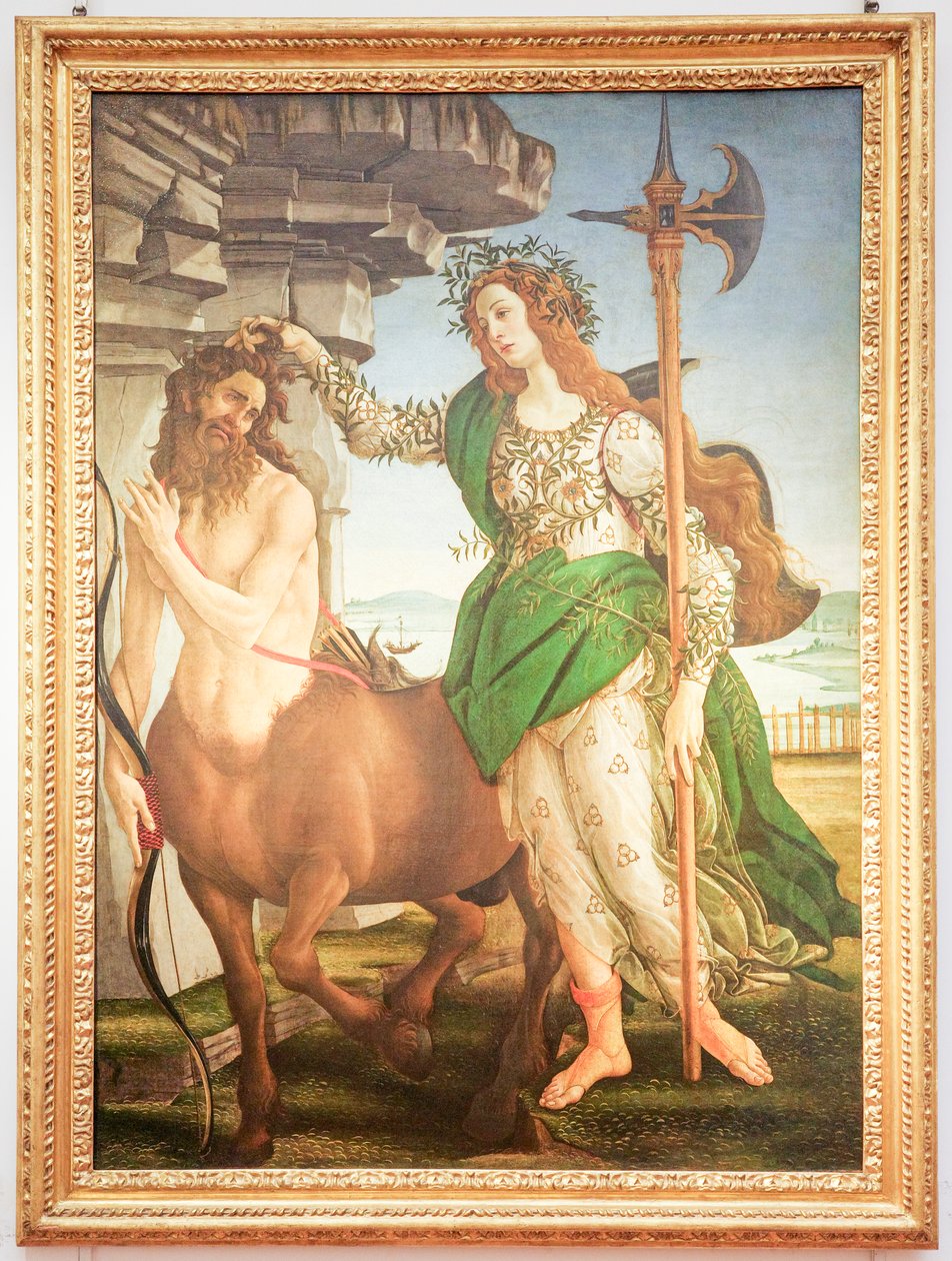 Italiano: Pallas e o Centauro Pallas e o Centauro de Sandro Botticelli