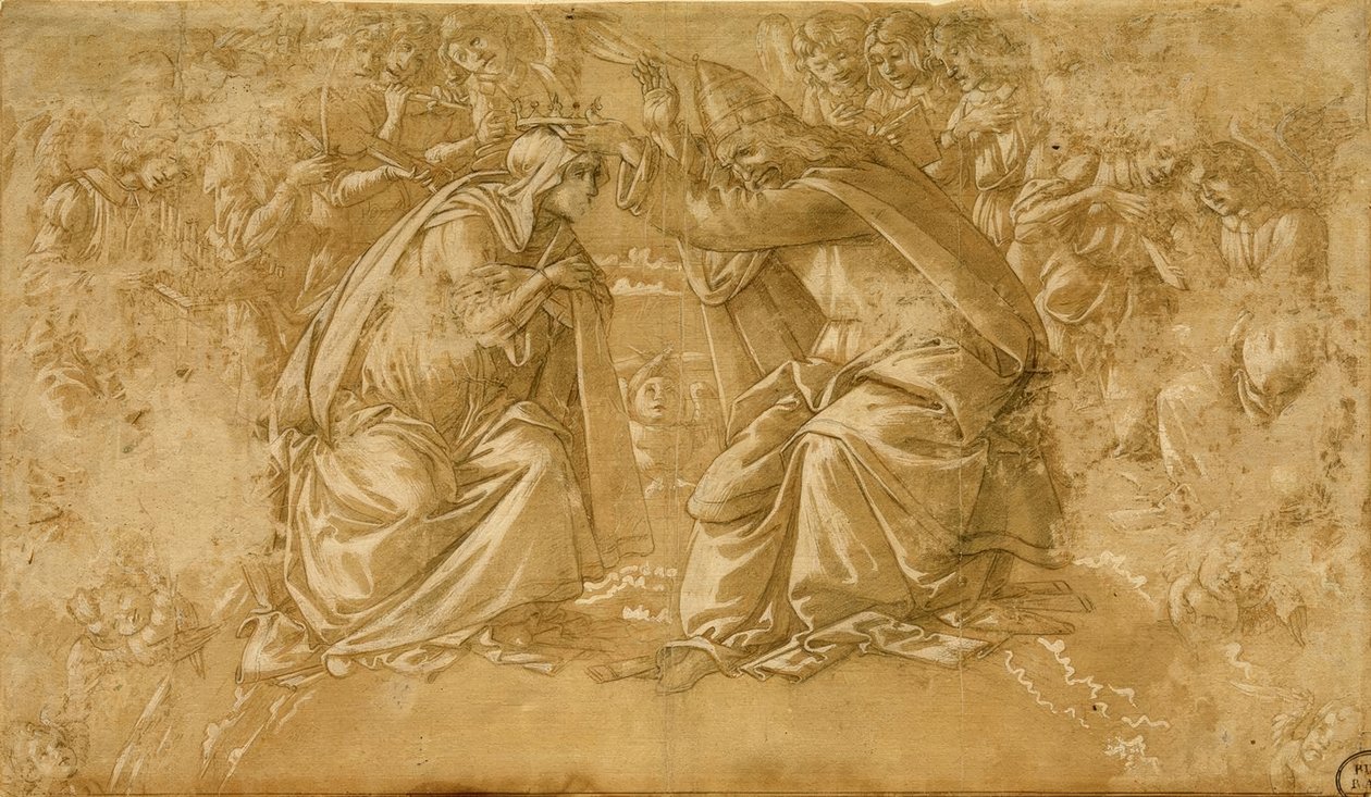Coroação de Maria de Sandro Botticelli