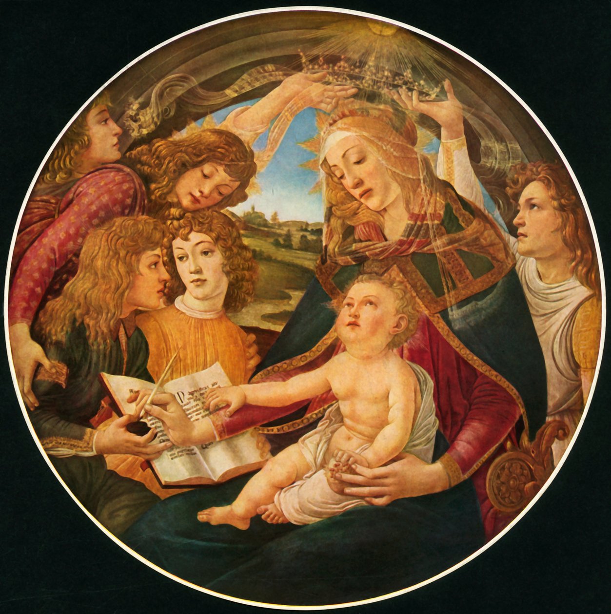 Madonna do Magnificat, 1481, 1937. de Sandro Botticelli