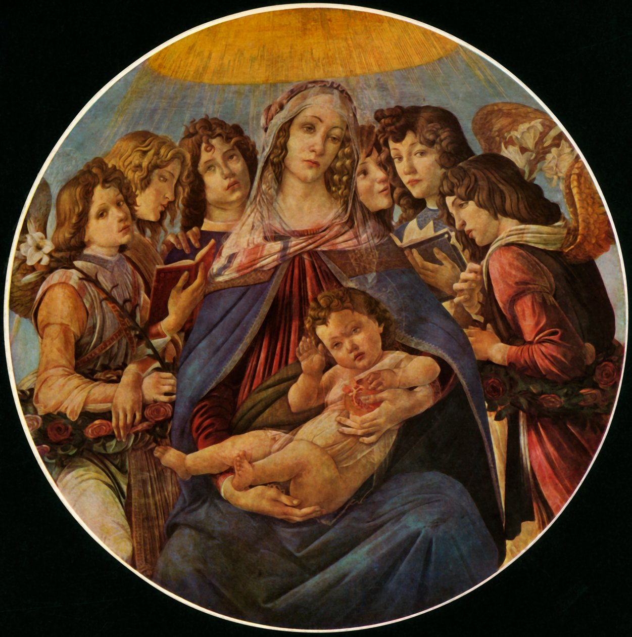 Madonna da romã, c1487, 1937. de Sandro Botticelli