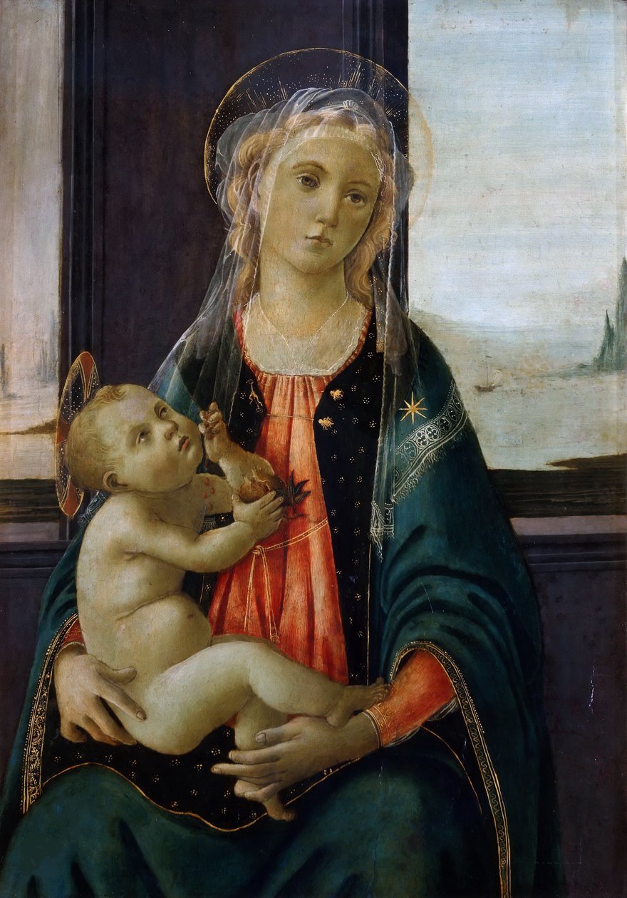 Madonna do Mar Madonna del Mare, ca 1477. de Sandro Botticelli