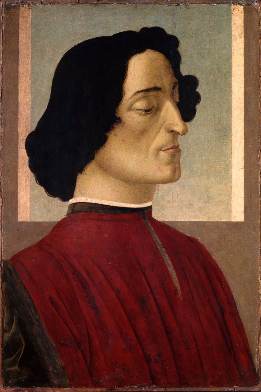Retrato de Giuliano de Medici 14531478, ca 1475 de Sandro Botticelli