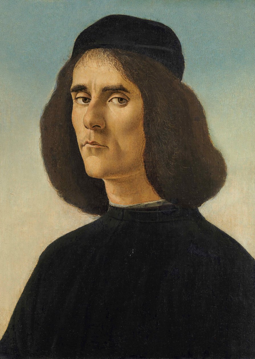 Retrato de Michael Tarchaniota Marullus de Sandro Botticelli