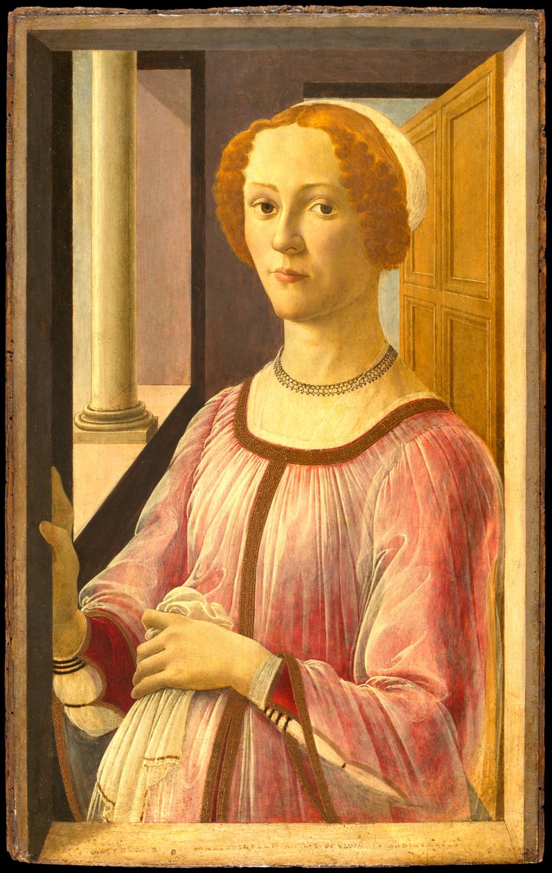 Retrato de Smeralda Bandinelli de Sandro Botticelli